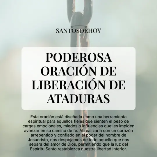 Imágen de Poderosa oración de liberación de ataduras